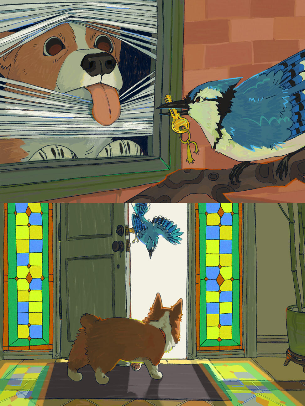 Tako and the Blue Jay